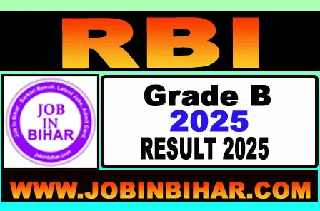 RBI Officer Grade B Phase-I Result 2025 Download Link