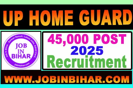 UP Police Home Guard Recruitment 2025 — Apply Online - JobInBihar