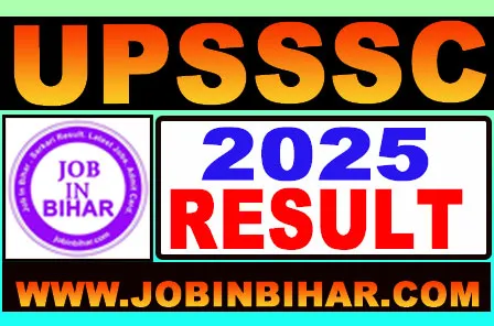 UPSSSC Junior Assistant Result 2025 Download