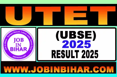 UTET Result 2025 - UBSE UTET Scorecard Download