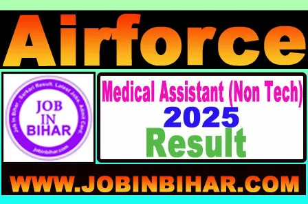 IAF Group Y Medical Assistant Airmen Result 2025 Download Scorecard