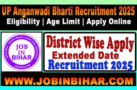 UP Anganwadi Bharti Recruitment 2025 Notification