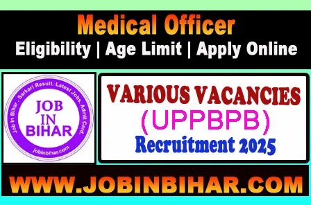 UPPSC Medical Officer & Other Posts Recruitment 2025 Notific