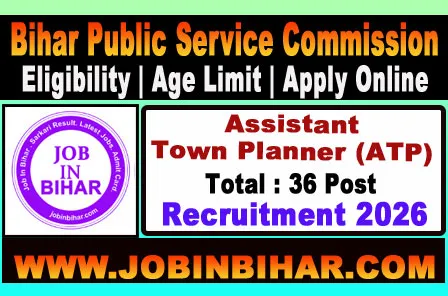 Bihar BPSC ATP Recruitment 2026 Notification 