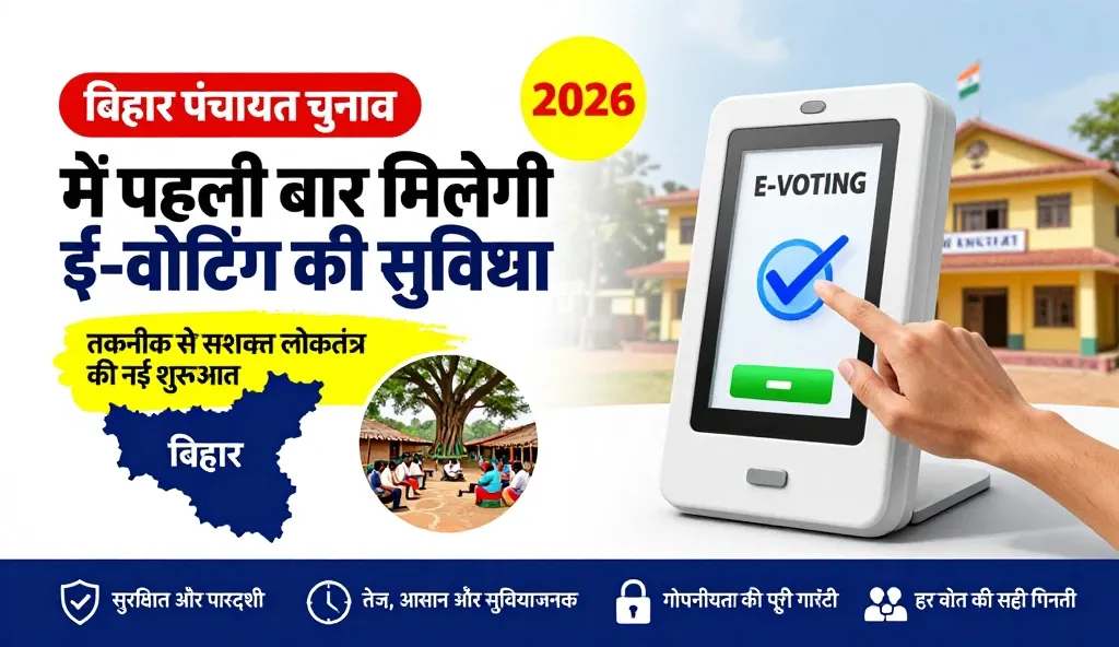 Bihar Panchayat Chunav E-Voting 2026 Guide
