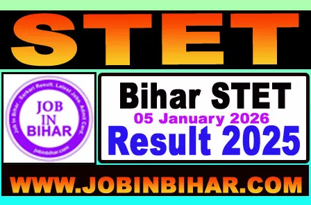 Bihar STET Result 2025 Scorecard Download