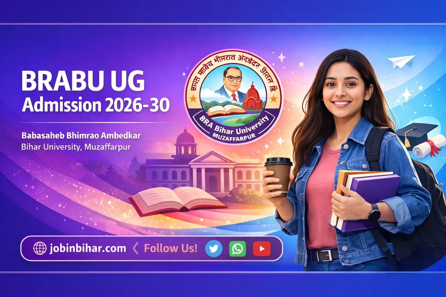 BRABU UG Admission 2026-30 Online Apply Samarth Portal BRABU UG Admission 2026-30 Online Apply Samarth Portal Notif