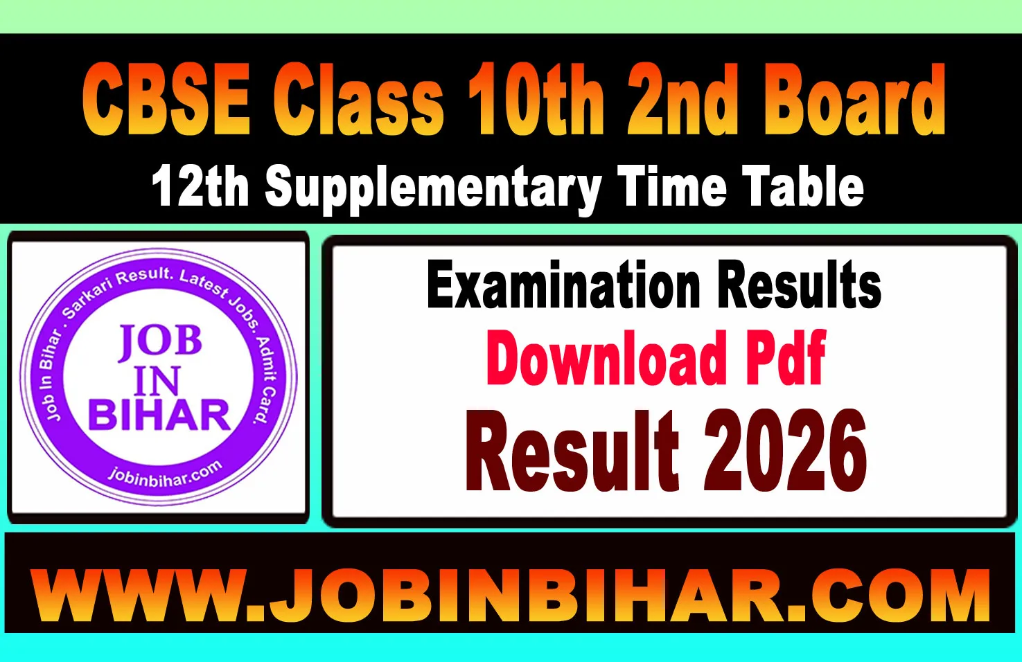 CBSE Board Class 10th 2nd Board Result Scorecard Dashboard