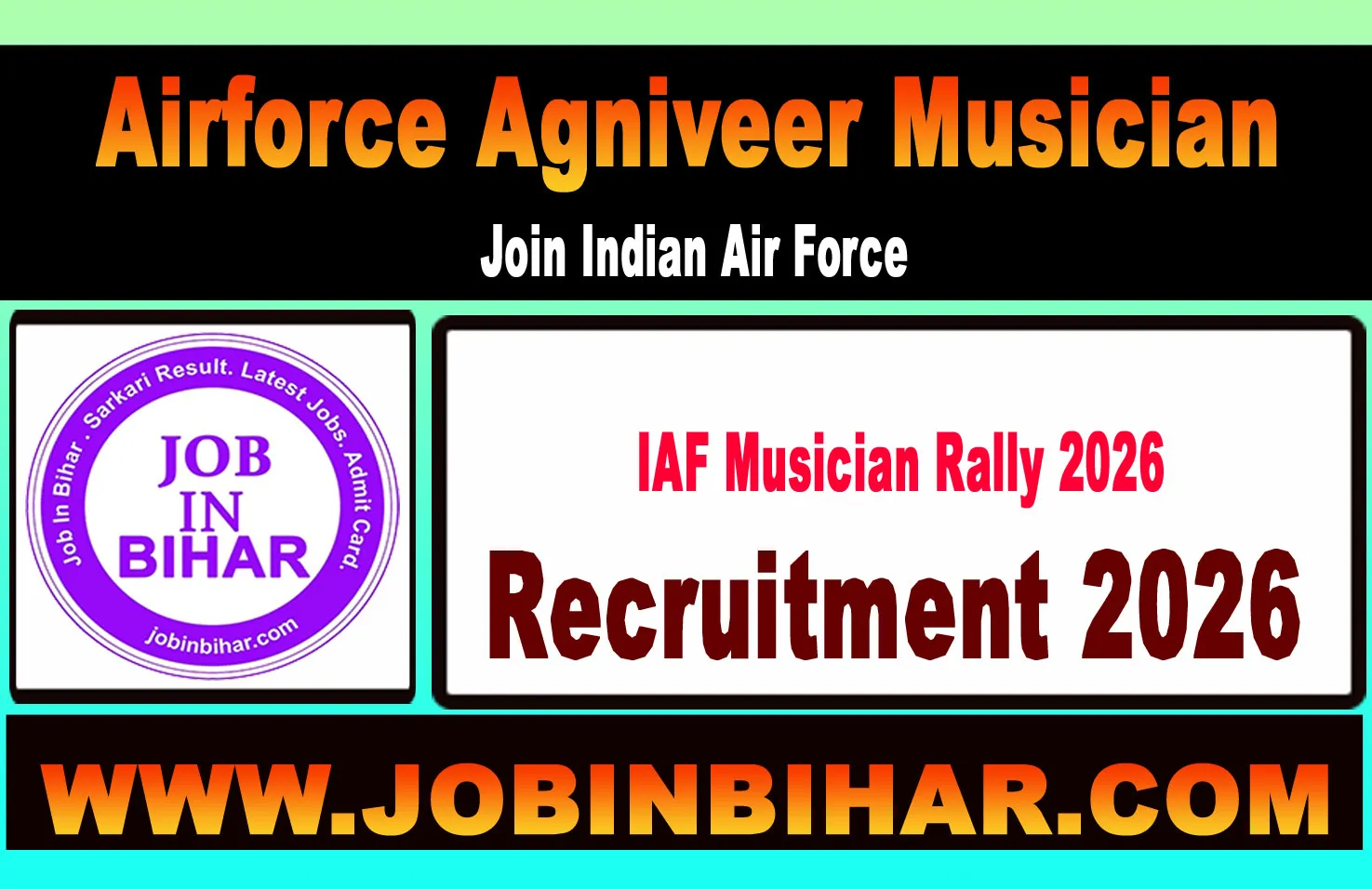 Indian Airforce Agniveer Vayu Musician Recruitment Form