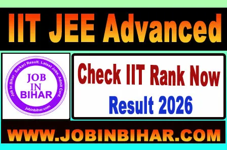 IIT JEE Advanced 2026 Result Scorecard Verification Portal