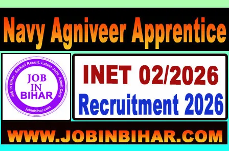 Indian Navy Agniveer Apprentice INET 02/2026 Portal Login