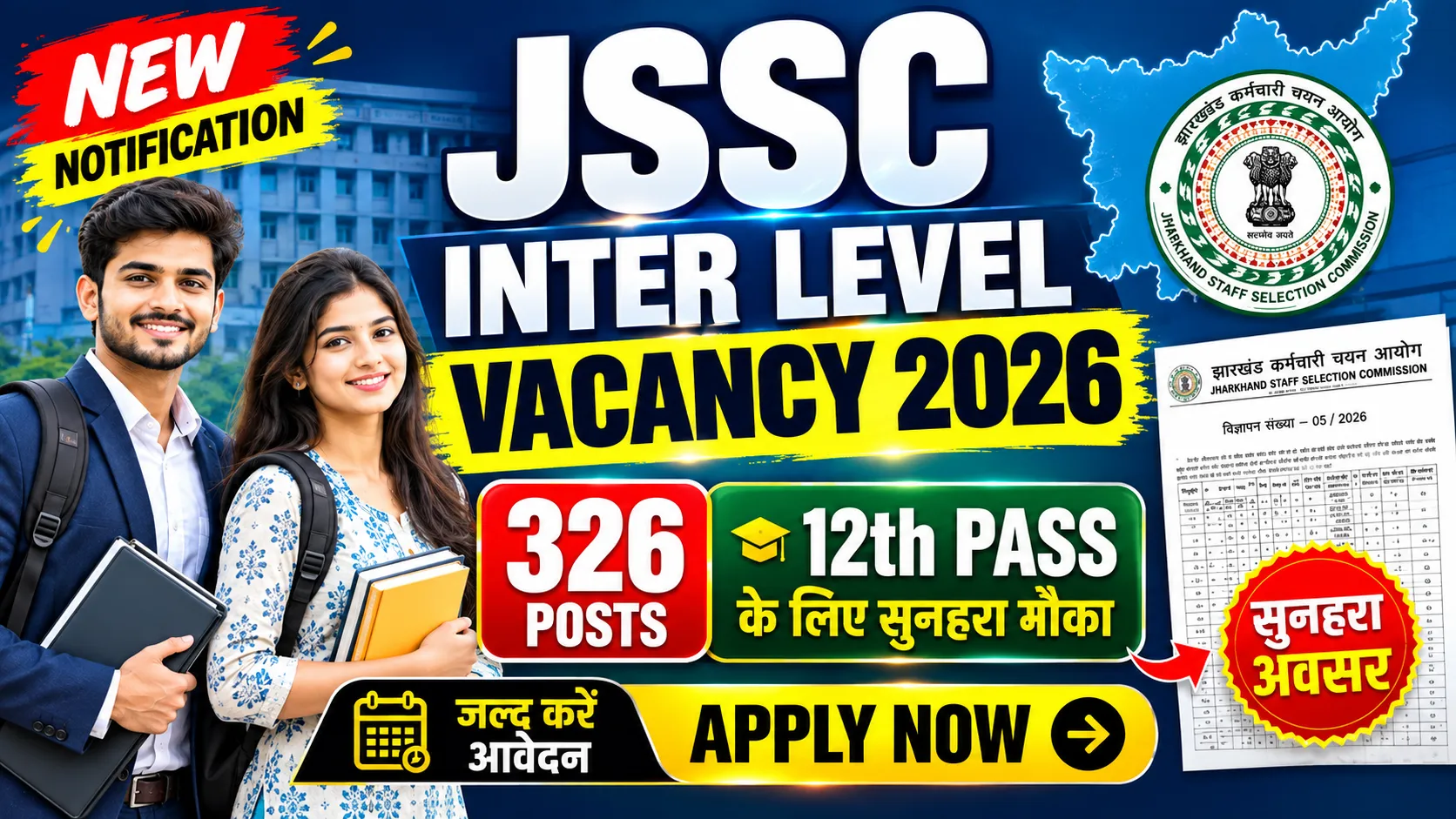 SSC Inter Level JILCCE Recruitment 2026 Notification
