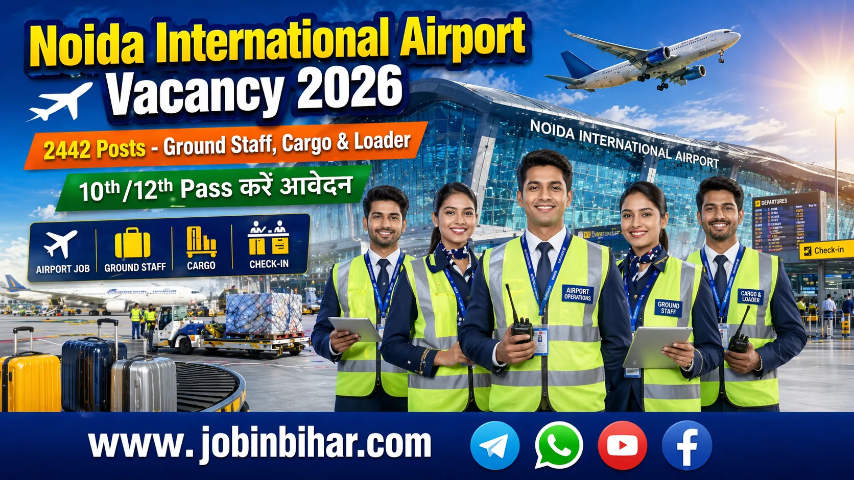 Noida International Airport Recruitment 2026 Apply Online