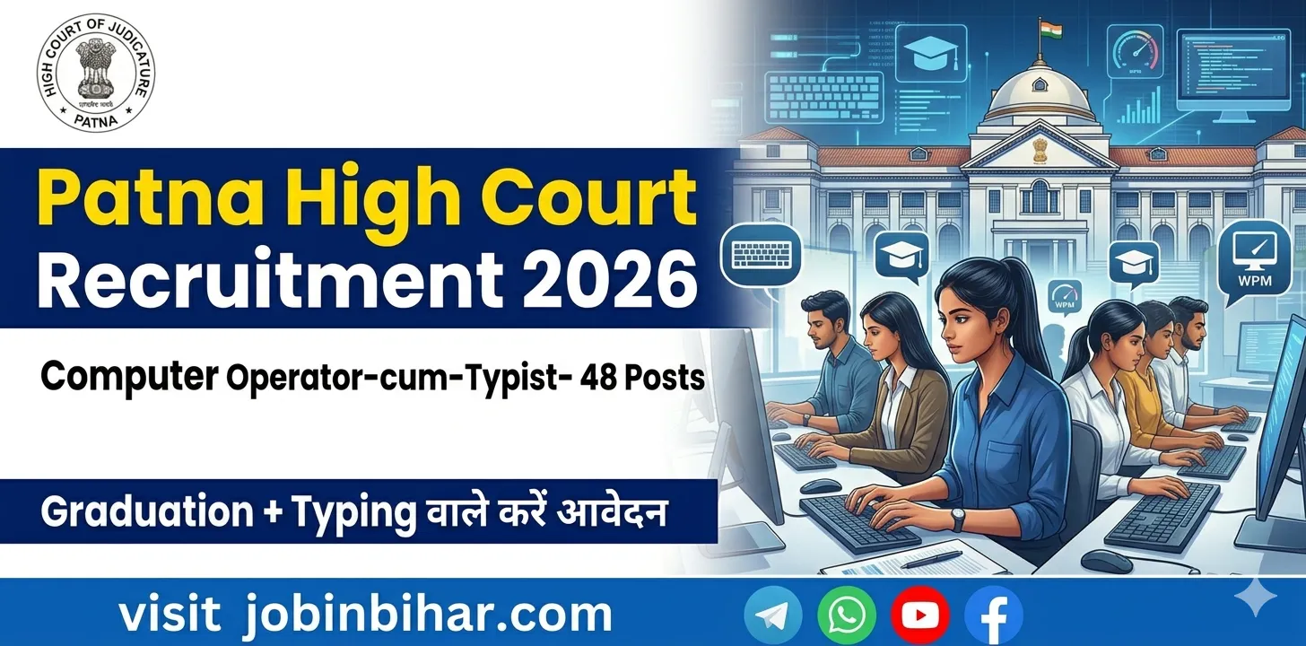 Patna High Court Computer Operator Recruitment 2026 Form