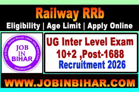 RRB NTPC Under Graduate Recruitment 2026 Notice