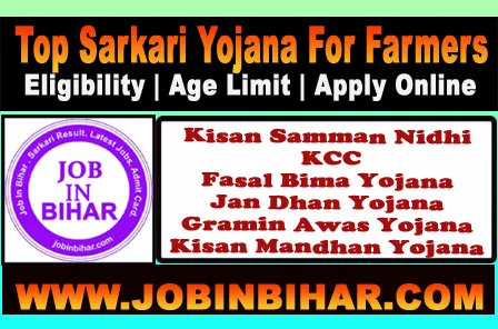 Top Best Sarkari Yojana For Farmers 2026 List Online