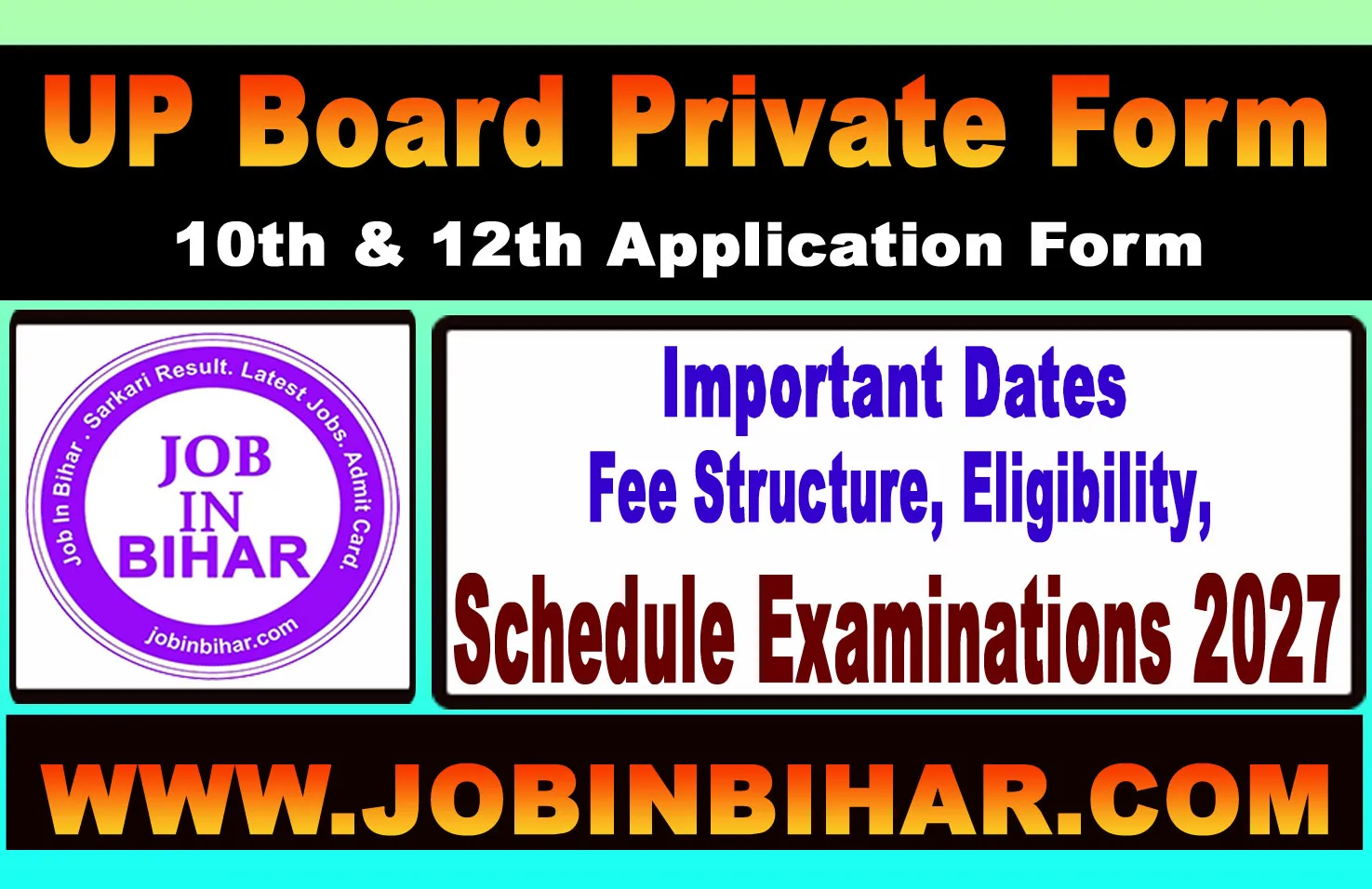 P Board Class 10th 12th Private Exam Form 2027 Notification